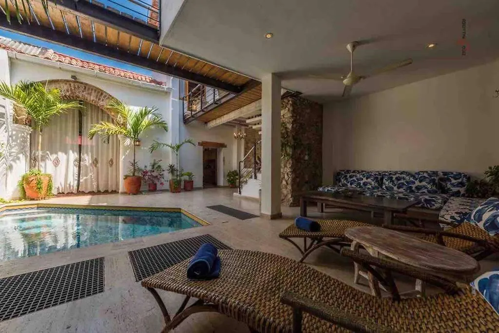 Villa Nomada 5 Estrellas, Wifi, Piscina, Terraza, 12 Personas, Kartagena Kolumbia