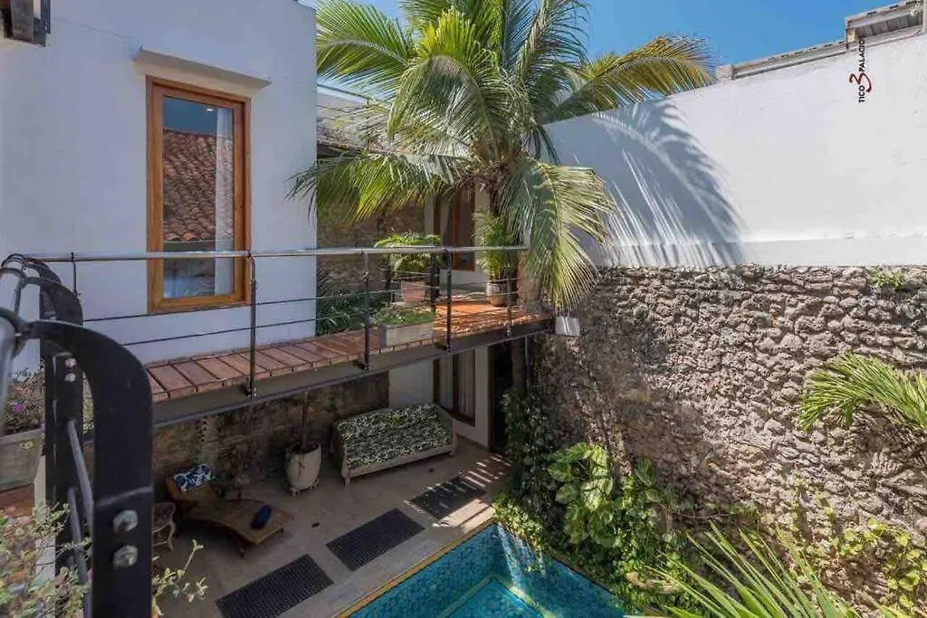 Villa Nomada 5 Estrellas, Wifi, Piscina, Terraza, 12 Personas, Kartagena 0*,  Kolumbia